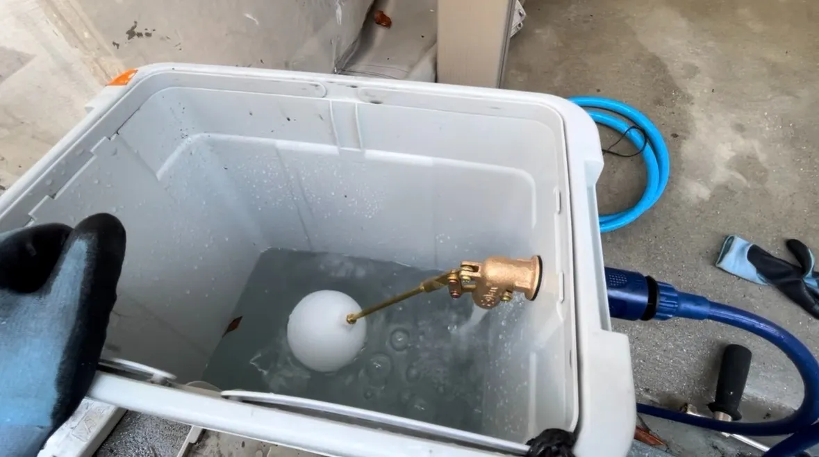 高圧洗浄時の水道使用について